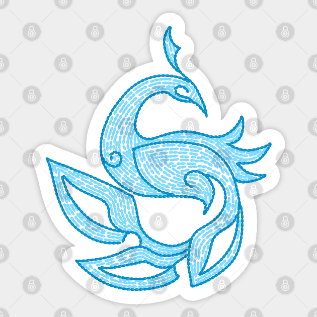 Genshin Impact Fanart Kaya Constelation Genshin Impact Sticker